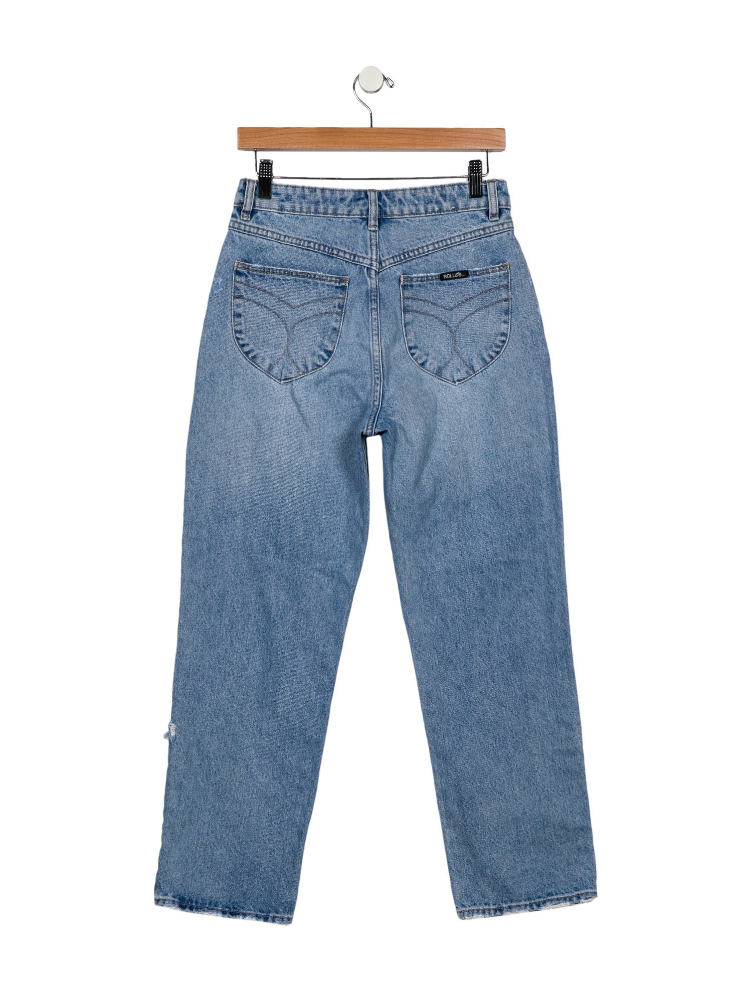 Rolla's Mid-Rise Straight Leg Jeans